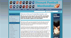 Desktop Screenshot of discountfootballmerchandise.com