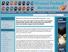 Tablet Screenshot of discountfootballmerchandise.com